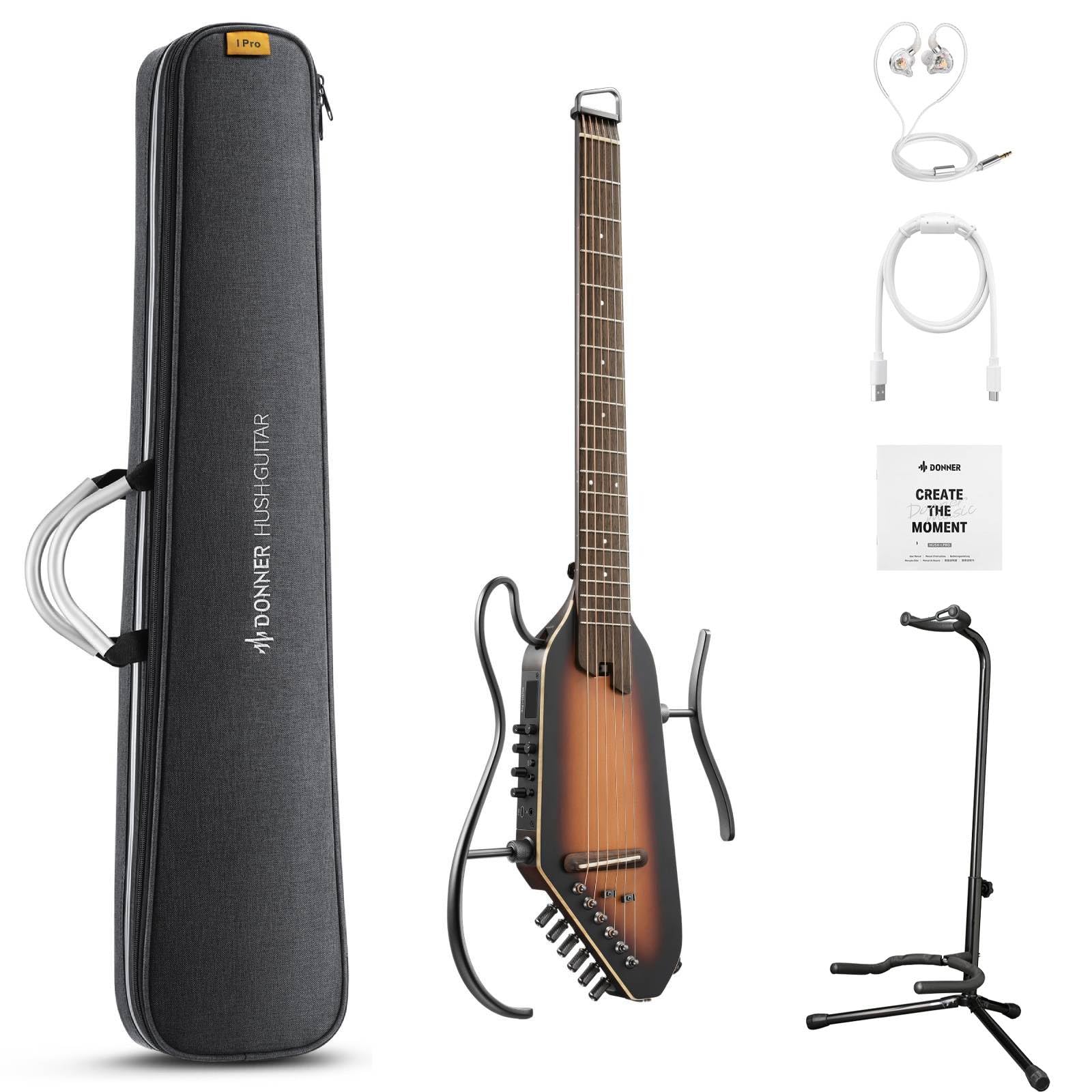 Amazon | Donner HUSH-I Pro スタンド付きセット サンバースト