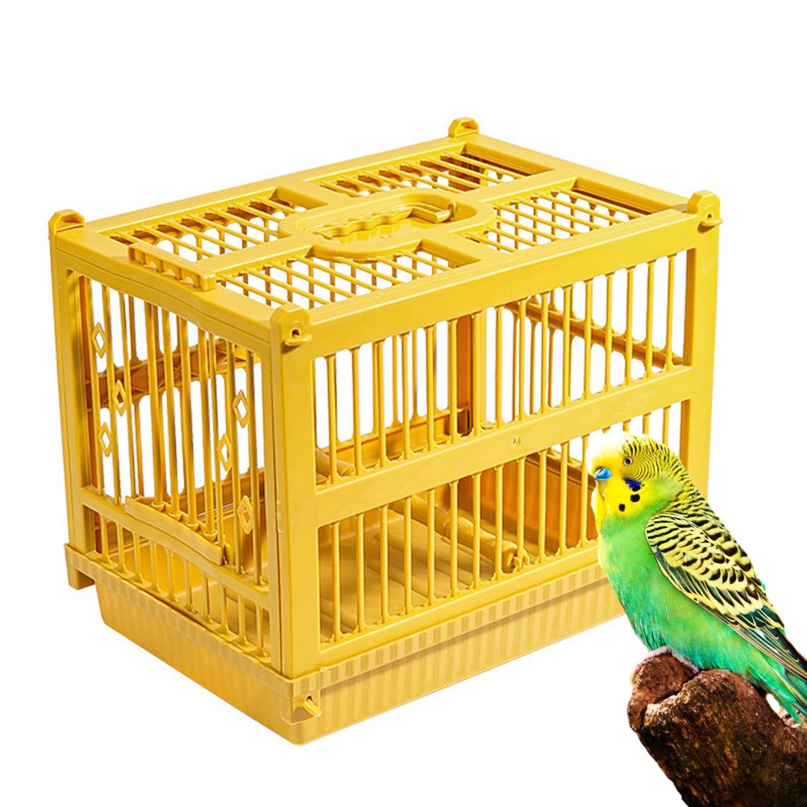 Perchoir de transport d'oiseaux pour sorties et balades en extérieur