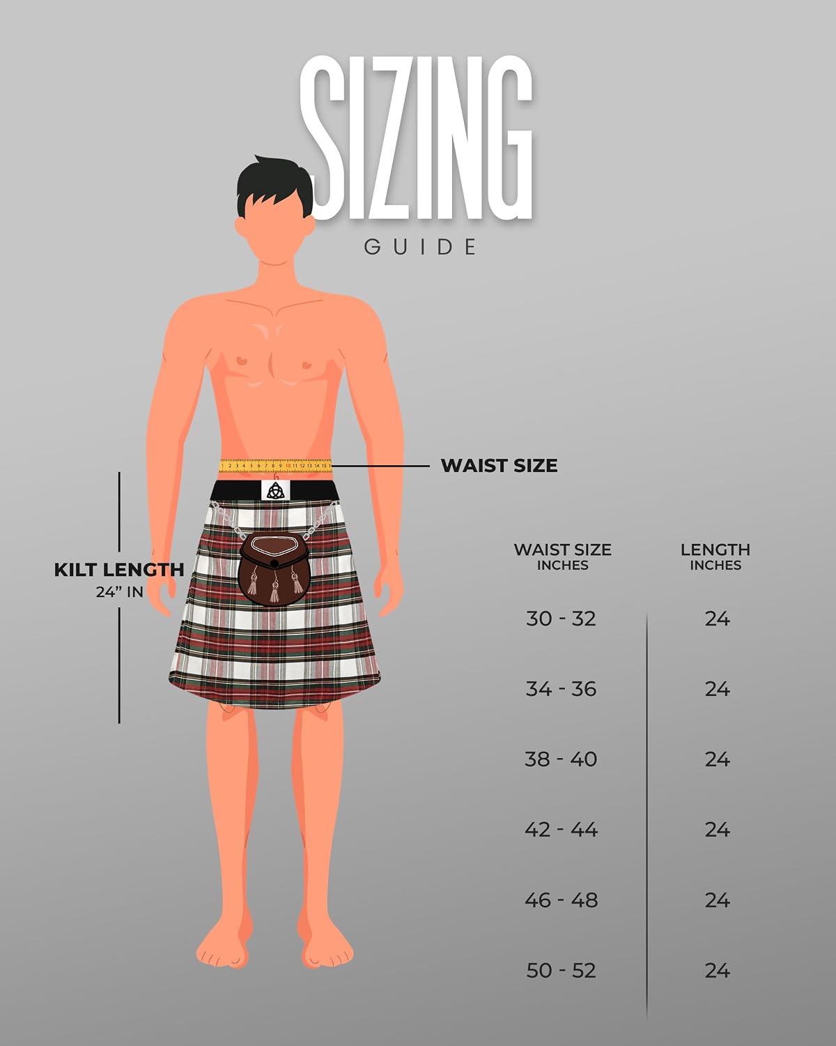 Kilt for Men I Scottish Tartan Kilt Polyviscose 8 Yard Traditional Mens Kilt