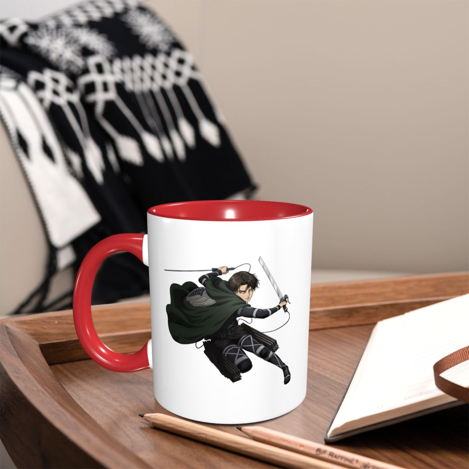 進撃の巨人 リヴァイ マグカップ 陶器製 Amazon.co.jp: 進撃の巨人 リヴァイ 兵長 マグカップ おしゃれ