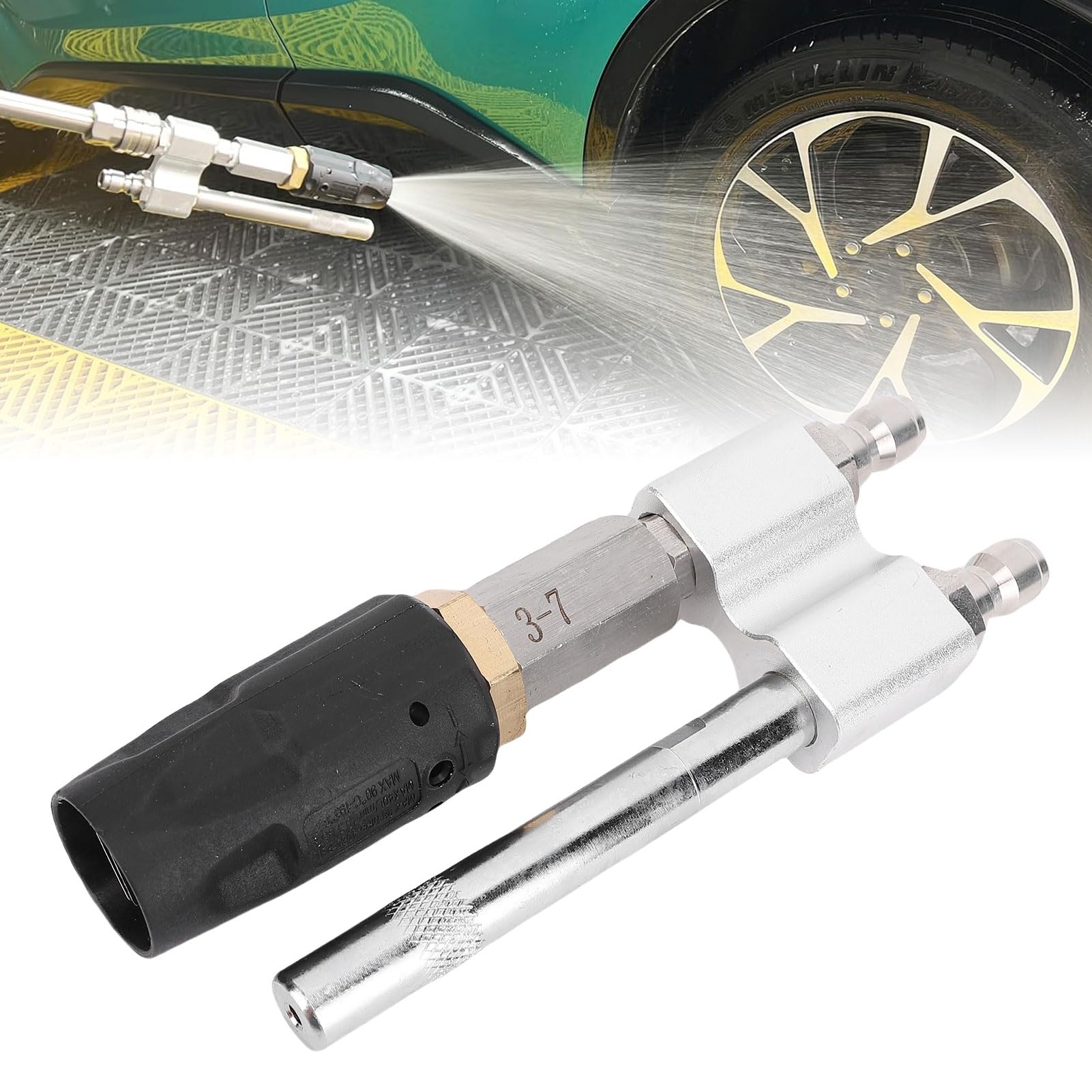 Keenso Pressure Washer Nozzle Rugged 3-7 GPM Long Distance Tip for Exterior
