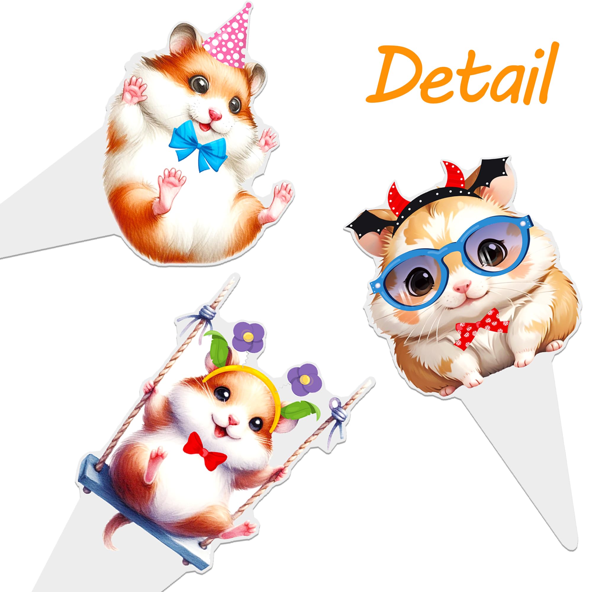 Hamster Cupcake Topper für Hamster Thema Geburtstag Party Dekorationen