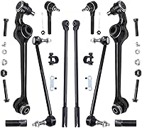 Vista 274 de Detroit Axle - Kit de suspensión delantera de 10 piezas para Chrysler 200 2007-2010 Sebring 2008-2014 Dodge Avenger 2008-2014, 2 brazos de control