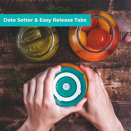 Miniatura 3 de Kits de tapas de fermentación para frascos Mason de boca ancha, esclusa de aire esencial sin agua para una fácil fermentación de verduras,