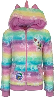 JoJo Siwa Girls Zip-Up Hoodie, JoJo Siwa Zip-Up Hooded Sweatshirt for Girls