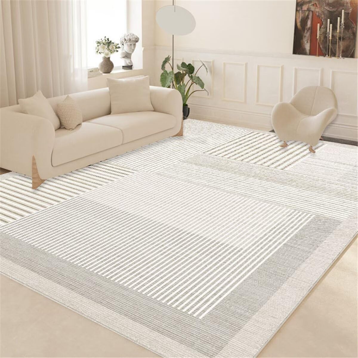 Tapis de chevet de chambre et paillasson rectangulaire pour espace enfant