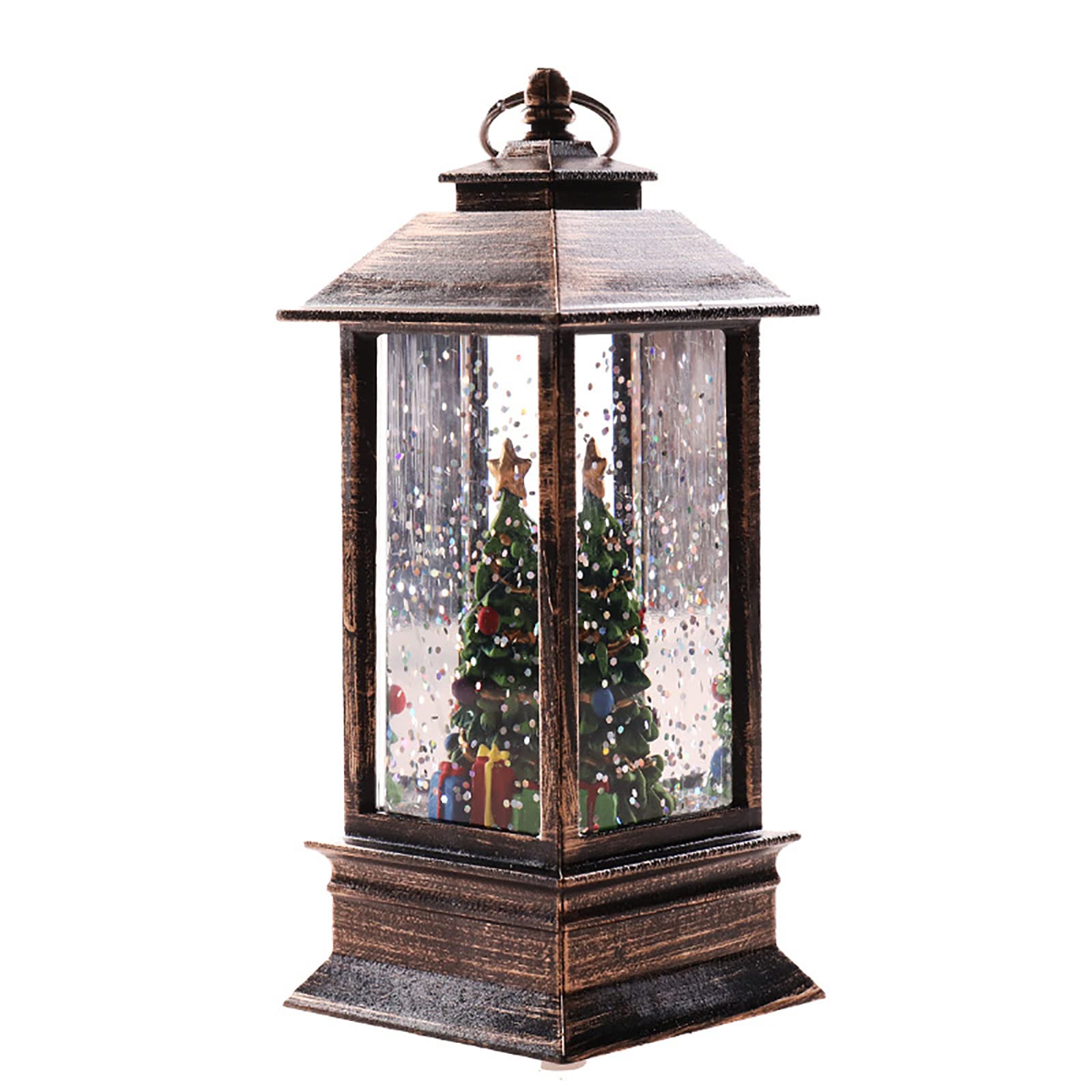Decorazioni per Candele Natalizie, luci notturne Natalizie, Decorazioni Natalizie per finestre, Albero di Natale Pupazzo di Neve Angelo di Babbo Natale (A)