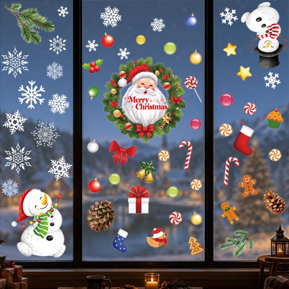 Window Clings for Halloween, Thanksgiving, Christmas, Halloween Decor