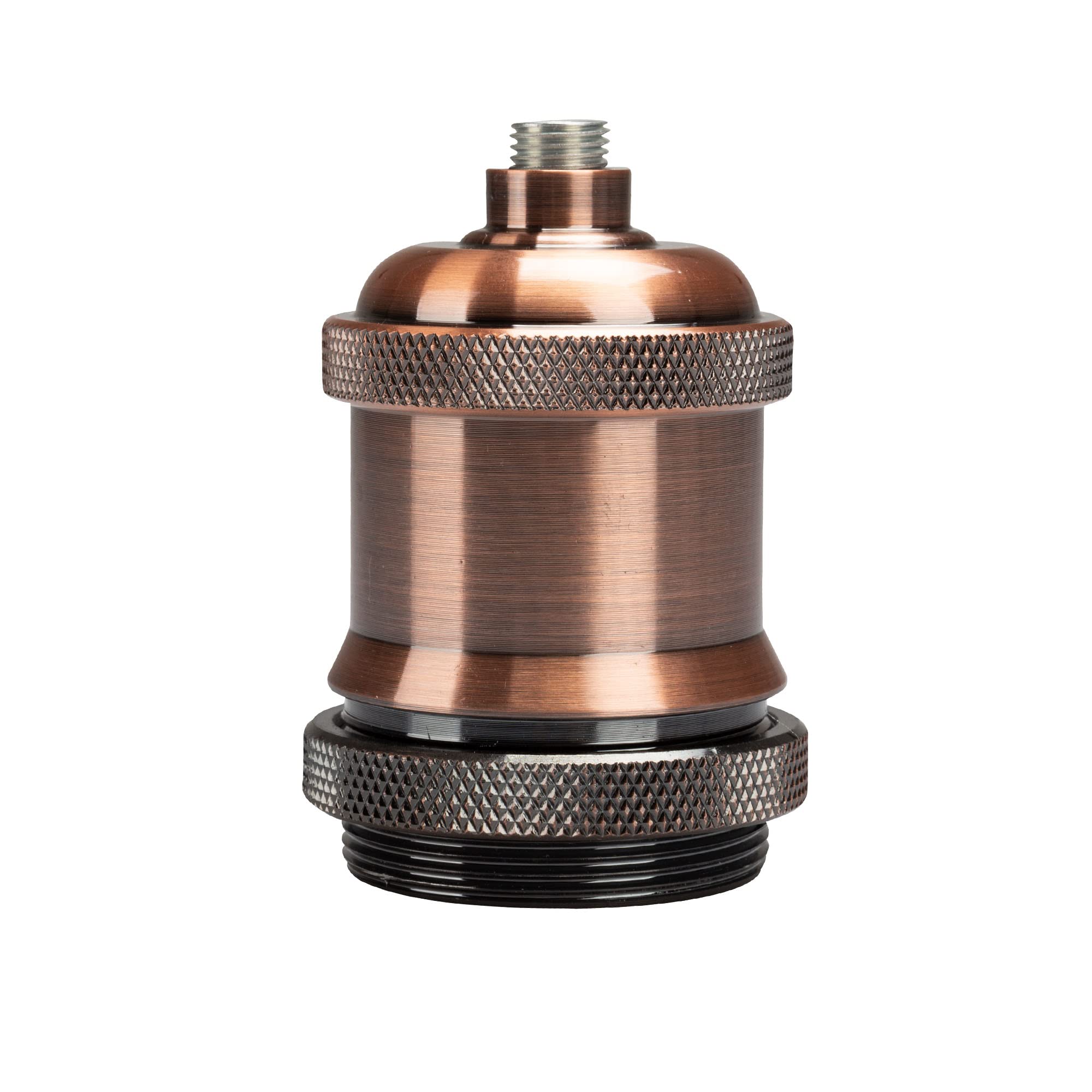 Calex Portalampada E27 - 48mm - H63mm - Bronzo Opaco