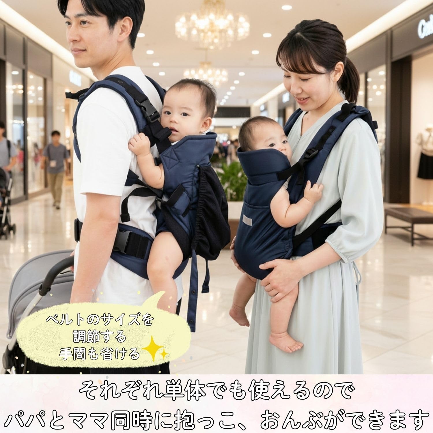 Amazon.co.jp: 日本エイテックス 抱っこ紐 ツインズキャリー コネクト