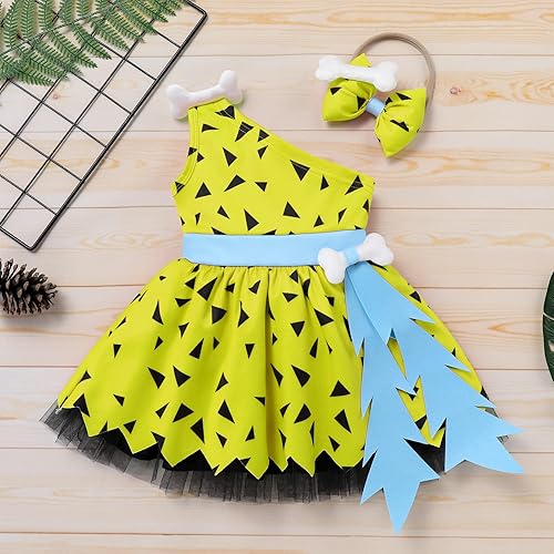 Miniatura 2 de Bamm Bamm - Disfraz de bebé niño y niña, disfraz de cavernícola para Halloween, sesión de fotos