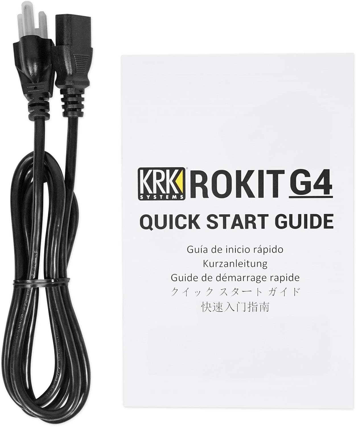 (2) KRK RP5-G4 Rokit Powered 5" Powered Studio Monitors+Stands+Isolation Pads