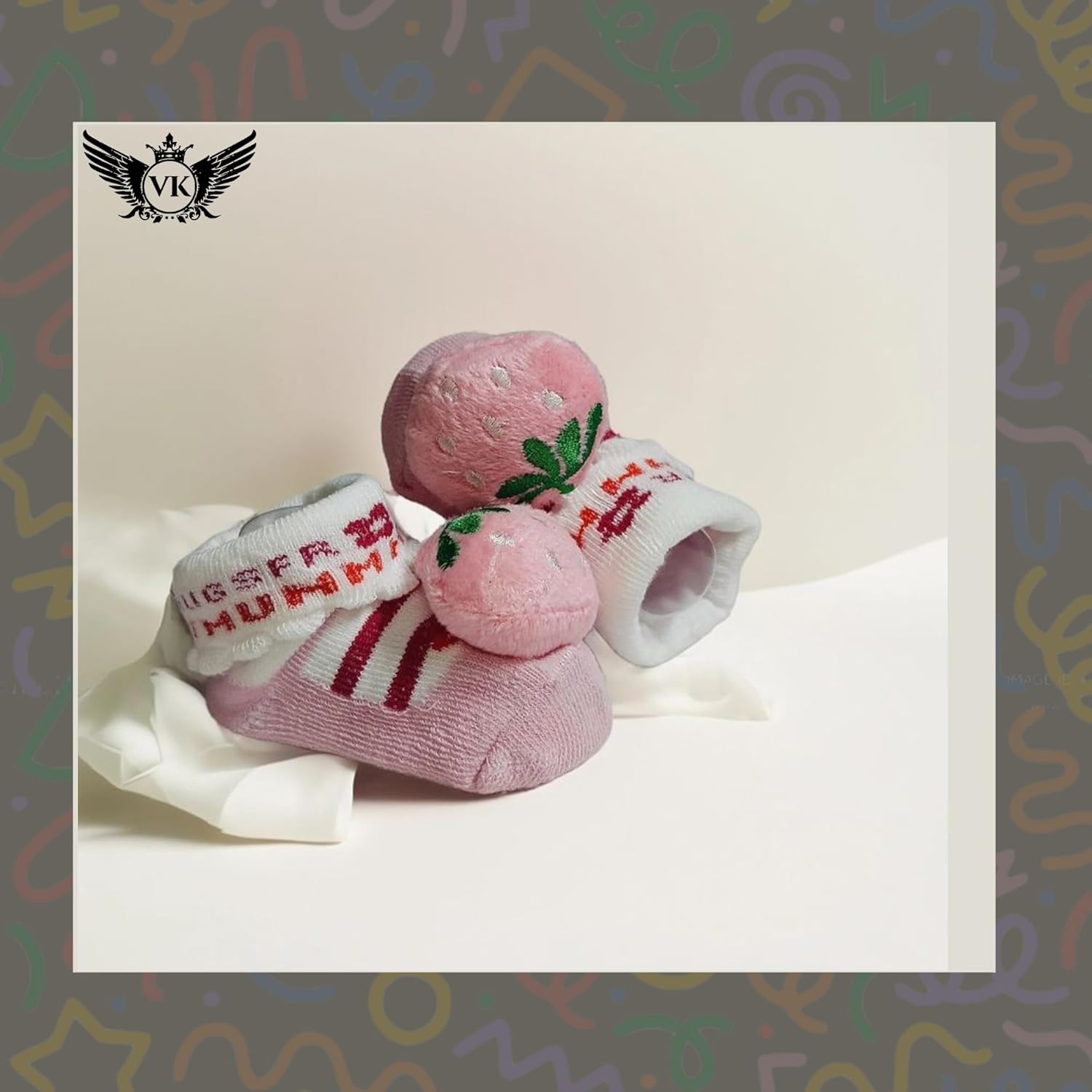 ANDVIN Kids Footwear - Adorable Baby Booties Set of 3, Perfect for Newborns, Random Colors & Fun Patterns 4 71FV7R9AzsL. SL1500