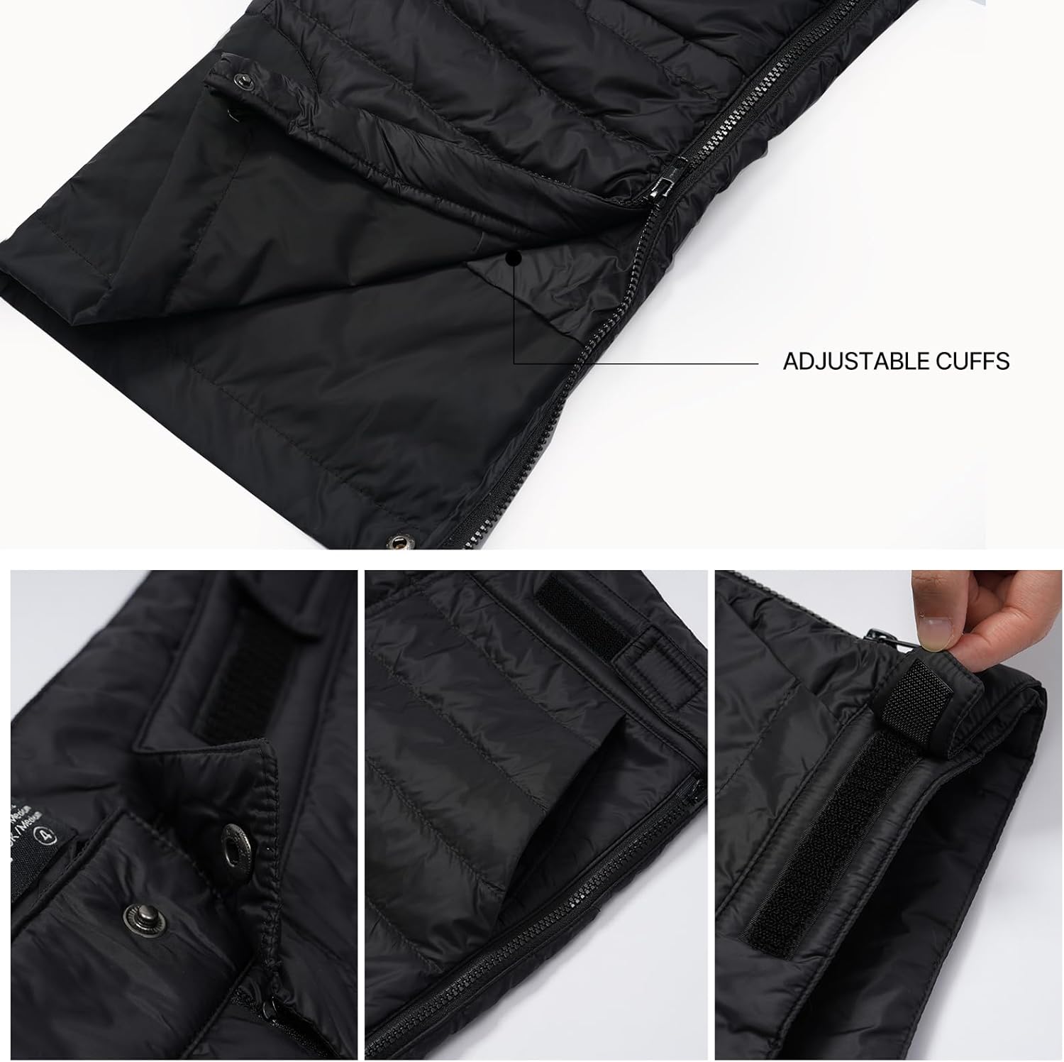 Down Pants - Men's Winter Ultra Warm Loose Utility Puffer Pants, Insulated Outdoor Windproof Ski Snow Pants - Image 2