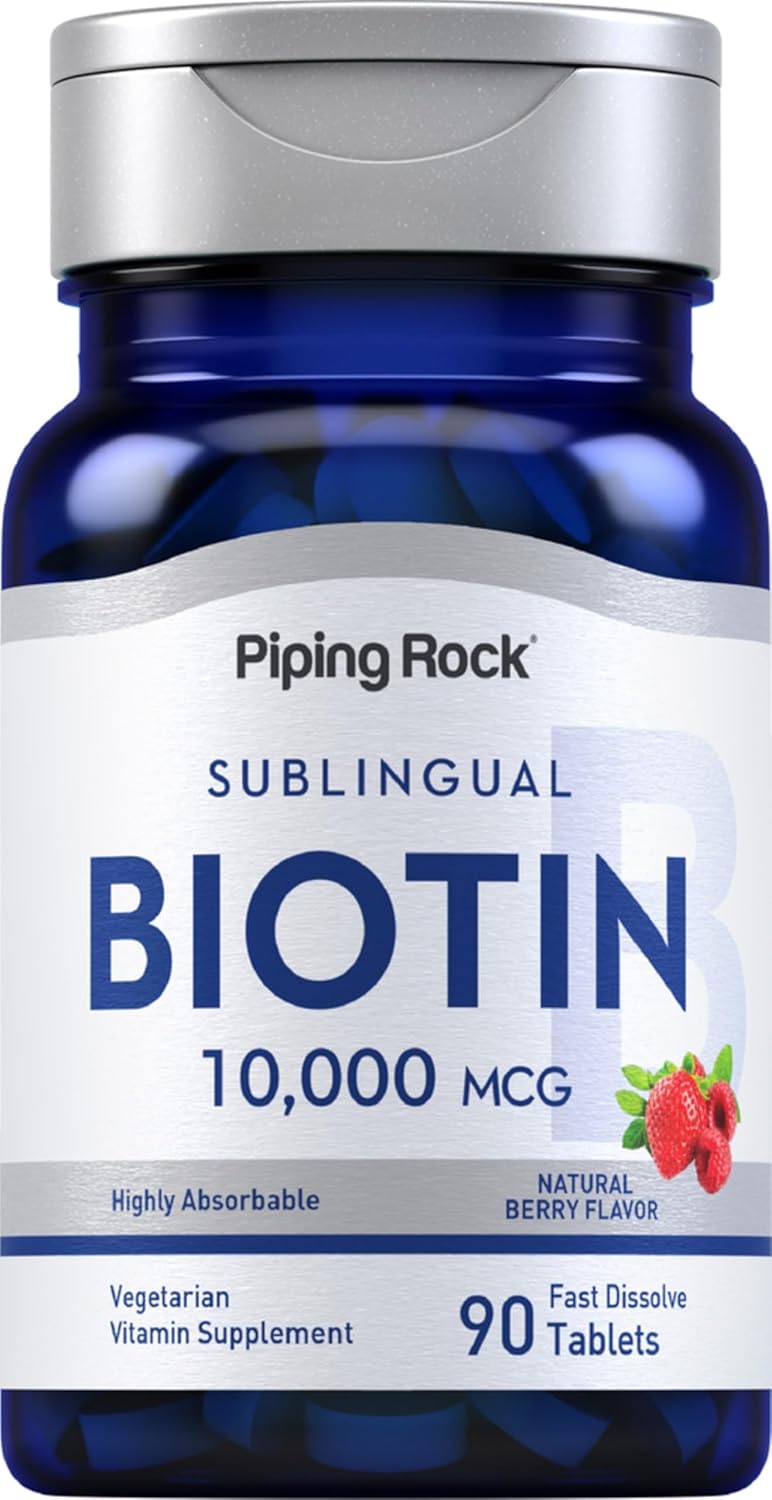 Piping Rock Biotin 10000mcg Fast Dissolve...