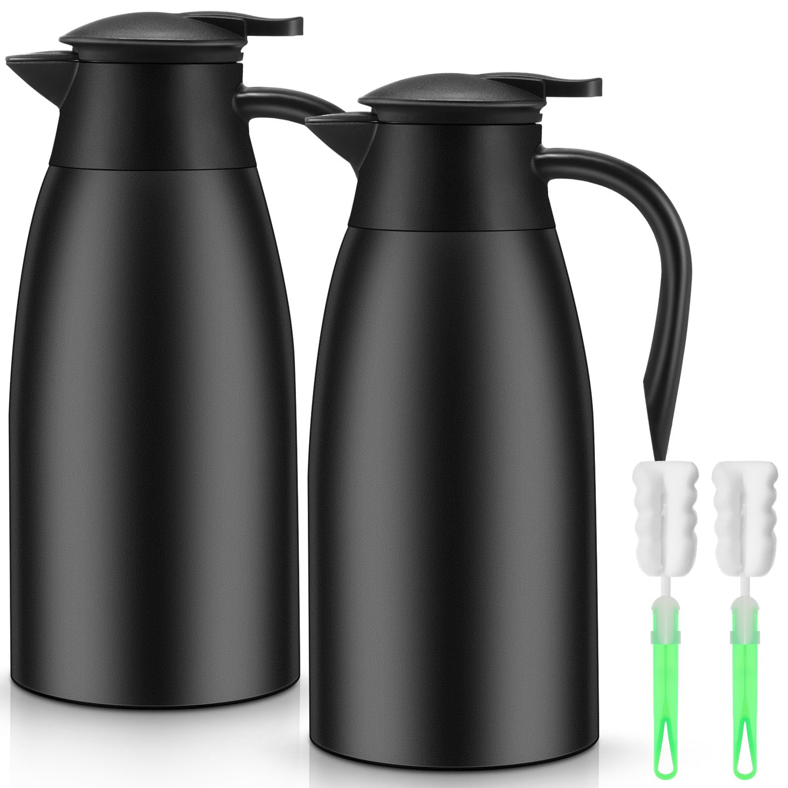 Amazon.com: Uiifan 2 Pcs 68oz Thermal Coffee Carafe Double Wall