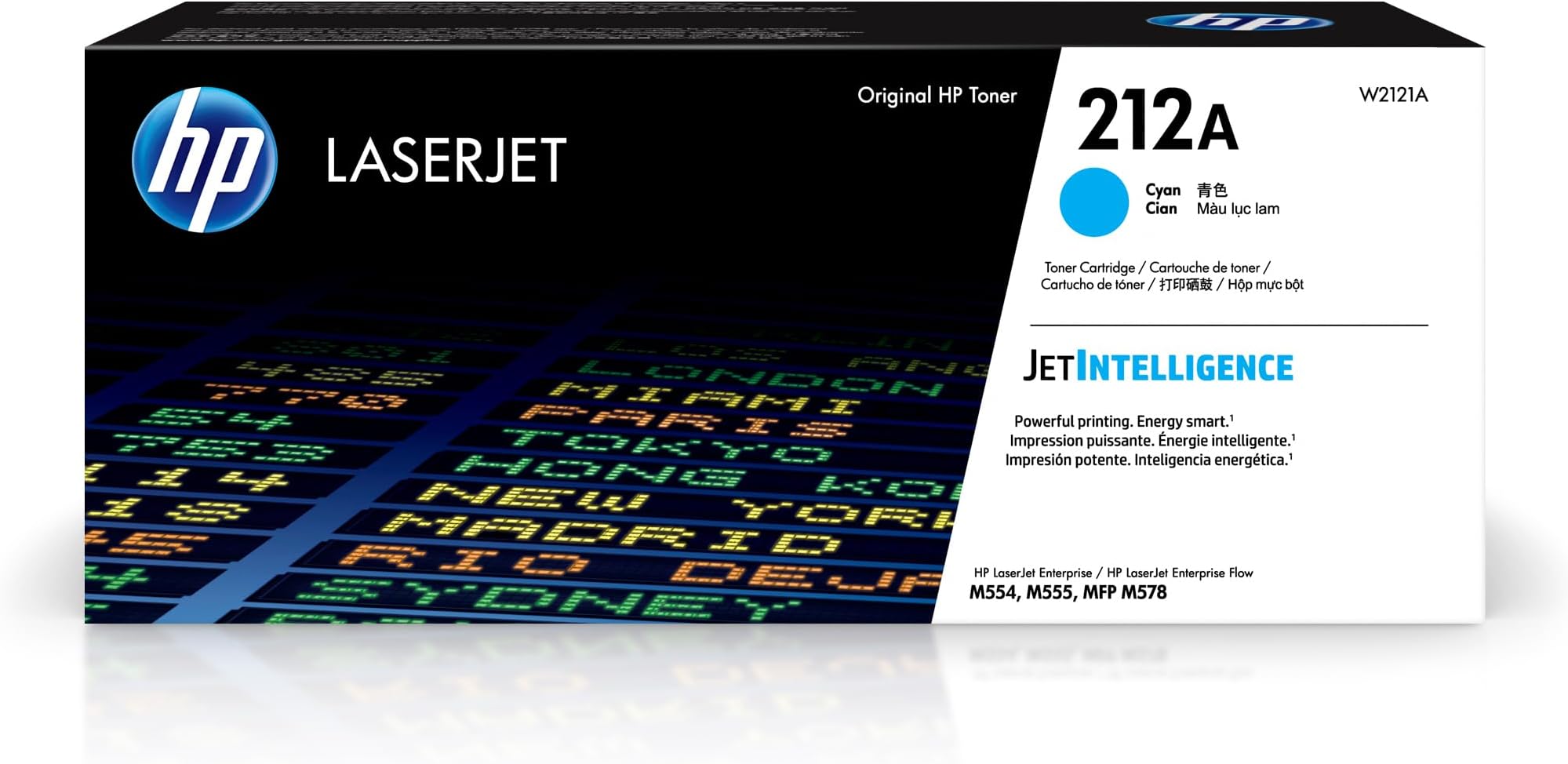 HP W2121A 212A Original LaserJet Toner Cartridge, Cyan, Single Pack ...