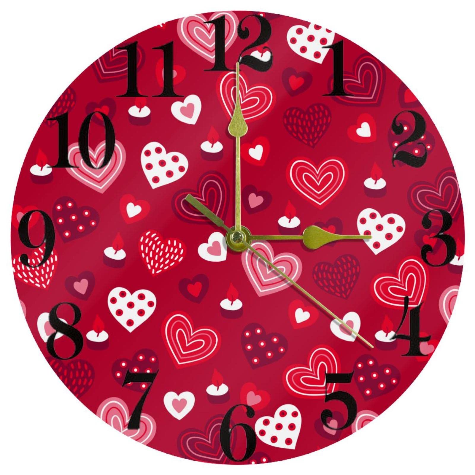 Horloge murale fonctionne à piles pour éviter les câbles dans l'école
