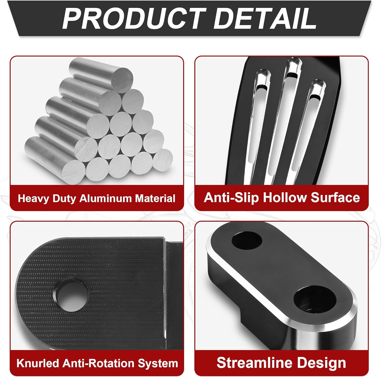 Aluminum Can Be Used Separately Third Peg Foot Pegs Accessories Fit For Cam-Am Spyder F3, F3-S, F3-T, F3-LTD All Year