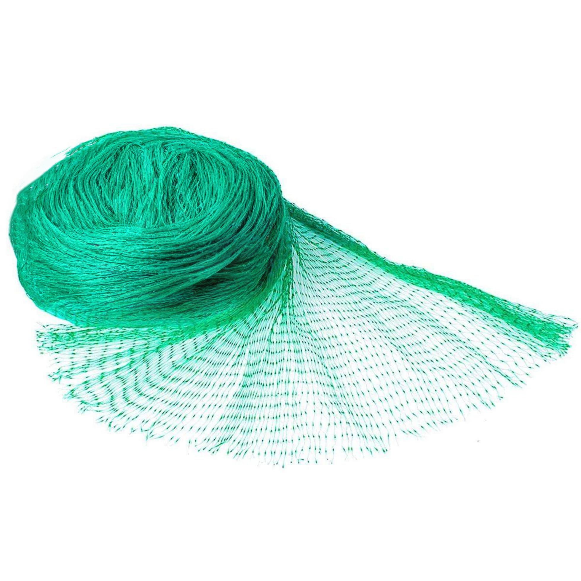 Garden Mesh - Bird Protection, For Plants, Vegetables, Fruits, Flowers, Reusable, Large Net Kit, Vineyard Mesh (2m x 10m - Green)