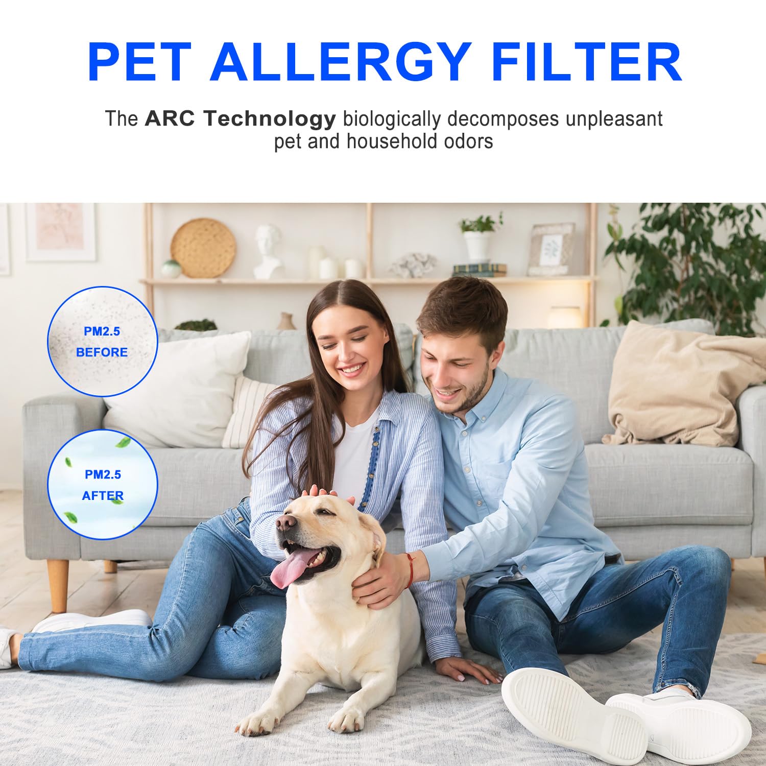 Filtri Di Ricambio Per Purificatori Blueair Serie 5400 - 4 Pezzi - Compatibile Con 5410i, 5440i - Filtro HEPA Per Polvere E Allergeni