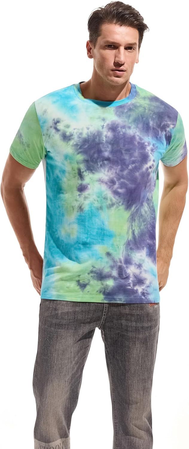 KLIEGOU Mens Hipster Hiphop Tees - Fashion Print T-Shirts - Image 4