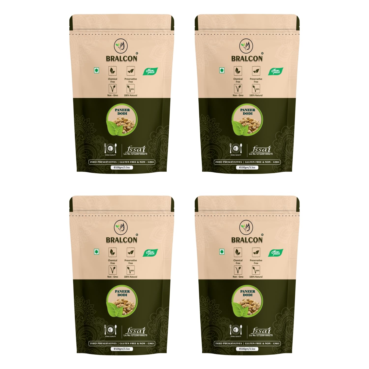 BRALCON Paneer Dodi - 100g(Pack of 4)| Paneer Doda| Indian Rennet|Paneer Phool |Withania Coagulans | Anti -Diabetic & Weight loss| Paneer ka phool| Lowers Sugar Levels-picture-11
