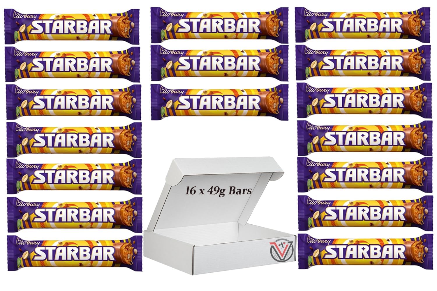 GenericSTARBAR MILK CHOCOLATE BARS 49g With VIMIX Gift Box (16)
