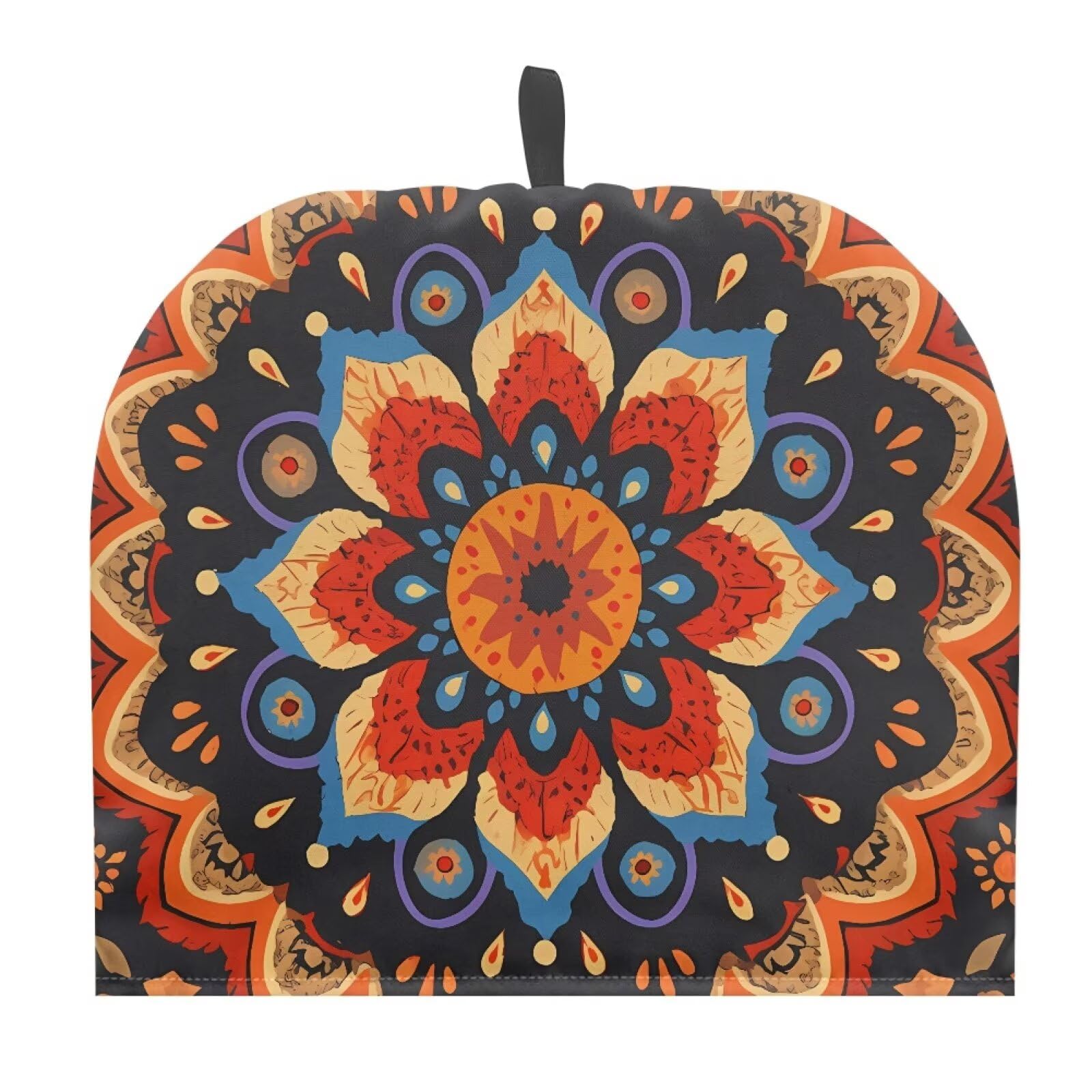 Retro Mandala Tea Cozy for Teapot Insulated Scratch Proof Cup Cozy Breakfast Warmer ReusableTeapot Insulation Cover for Party