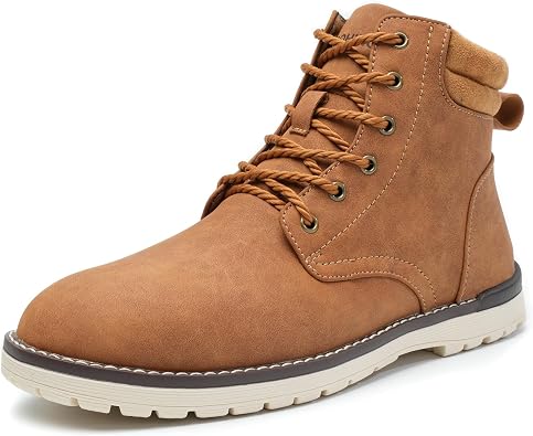 Mens Classic Dress Casual Chukka Boots Lace Up Outdoor Desert Ankle Hiking Boots for Men