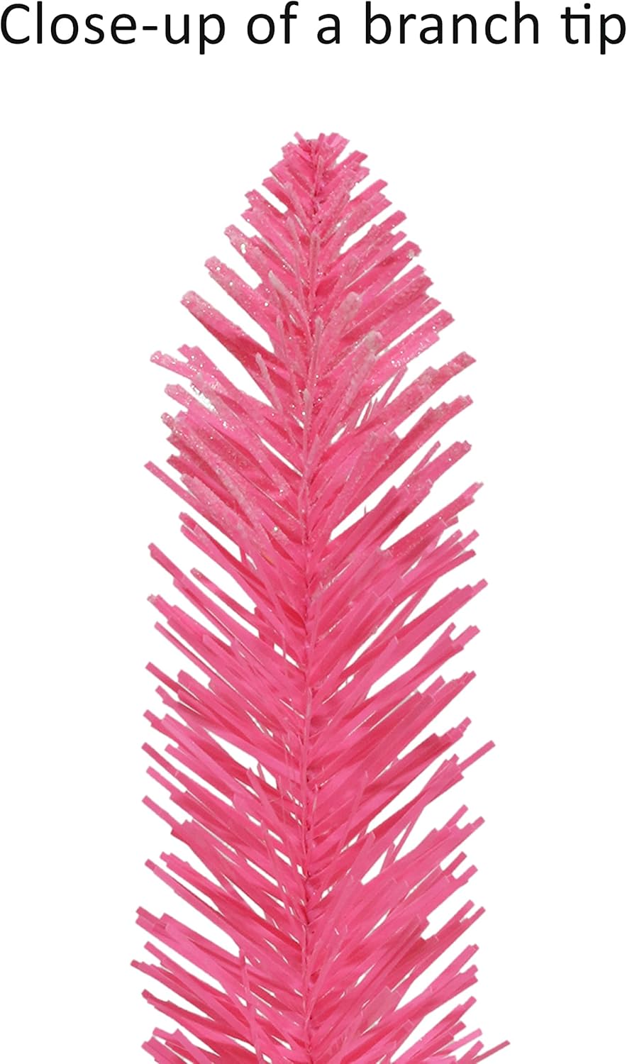 Puleo International 4 ft Pre-Lit Pink Artificial Tree in Burlap Sac 146 Tips 70 Clear Lights