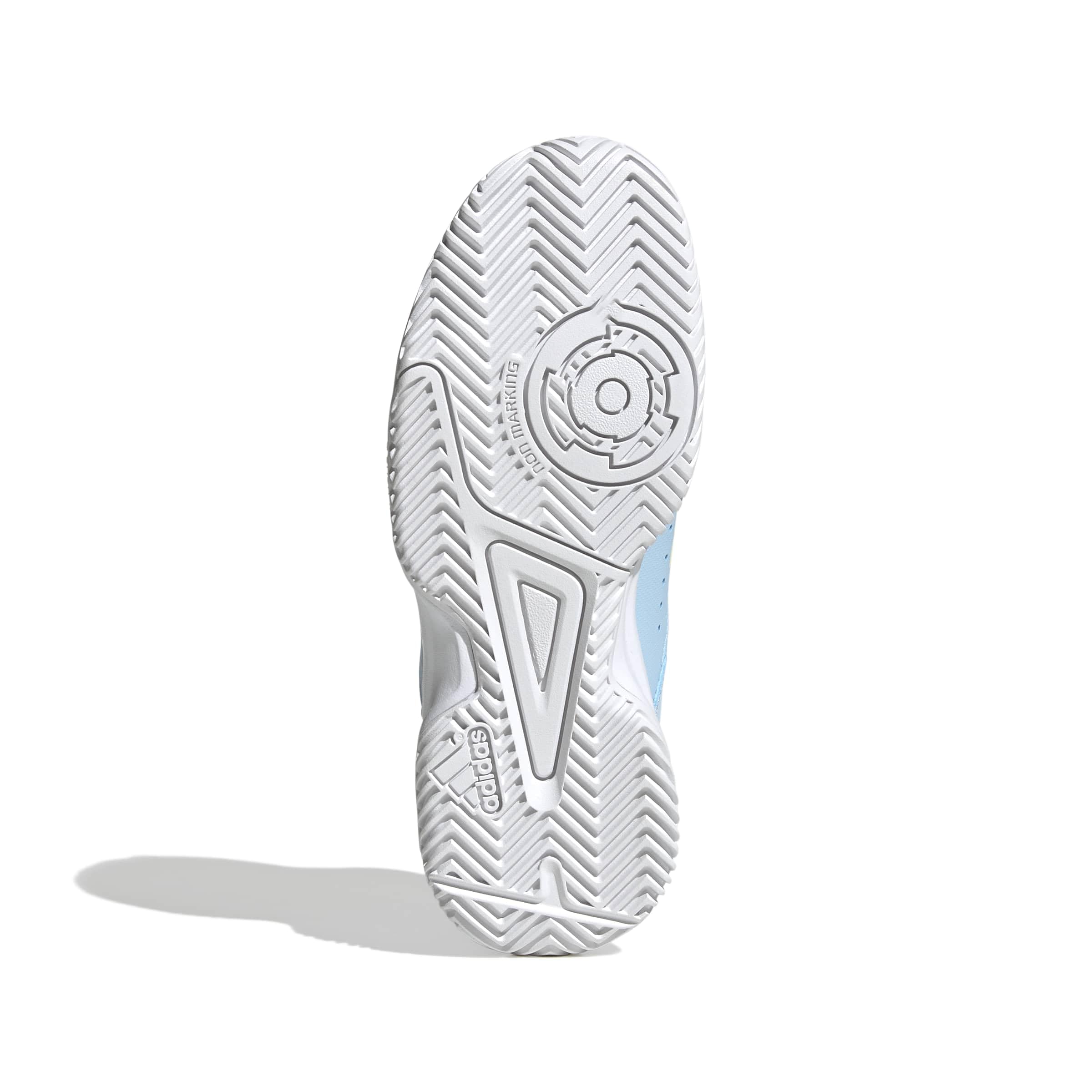 adidas Uniseks - dzieci Court Stabil Shoes, clear sky/Solar Lemon/clear mint, 36 2/3 EU