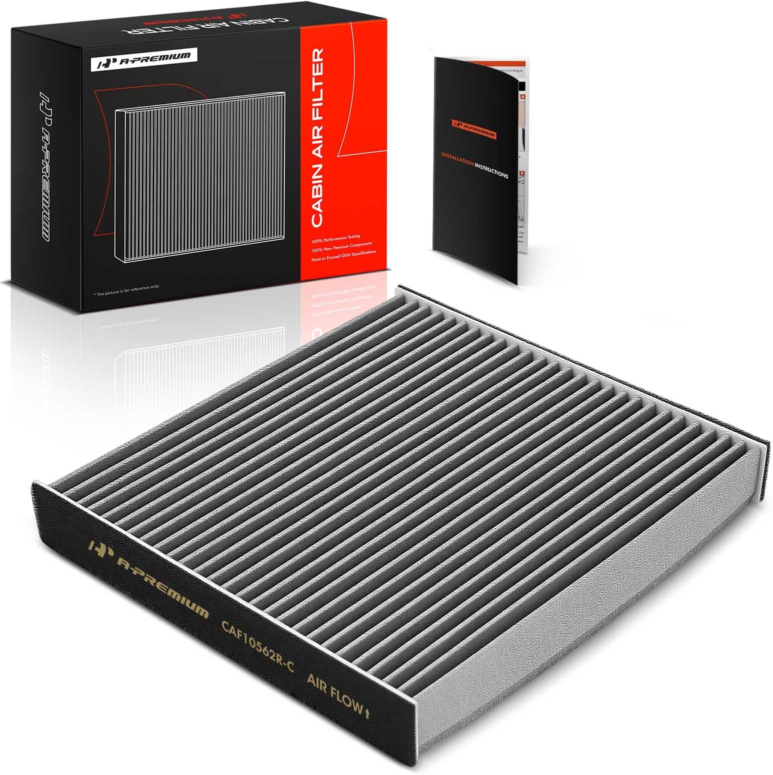 Cabin Air Filter with Activated Carbon Compatible with Lexus GS300 2001-2005, GS430 2001-2005, LS430 2001-2006, SC430 2002-2010, Replace# 8713950030