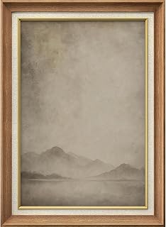 MUDECOR Premium Framed Wall Art Misty Distant Mountains Minimalist Lands...