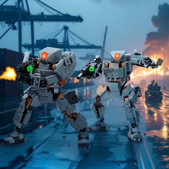 MyBuild Alpha Core 5029 Armed Forces - Versatile Tactical Moss with Modular Kits | Articulated Robot Model | For 14 Years