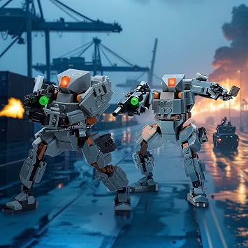 MyBuild Alpha Core 5029 Armed Forces - Versatile Tactical Moss with Modular Kits | Articulated Robot Model | For 14 Years