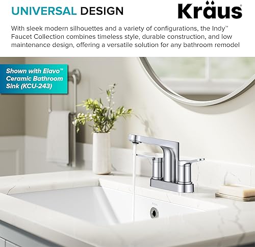 Miniatura 50 de KRAUS Indy - Grifo de baño con sensor sin contacto con caja de control y mezclador de temperatura en acero inoxidable sin manchas, KSB-10001SFS