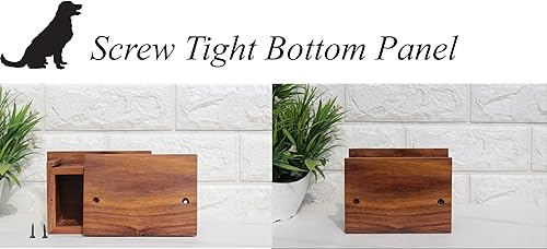 Miniatura 6 de Urna de madera personalizada para mascotas amorosas para almacenar cenizas  urna de cenizas de hueso para perro o gato Pet Memorial KeepsaKe  caja