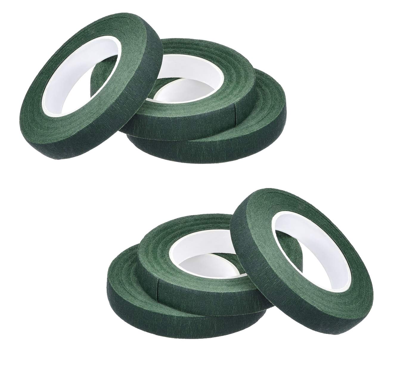3A Featuretail Just Flowers Flower Making Floral Tape (Green , 12 mm) -6 Pieces-image-47