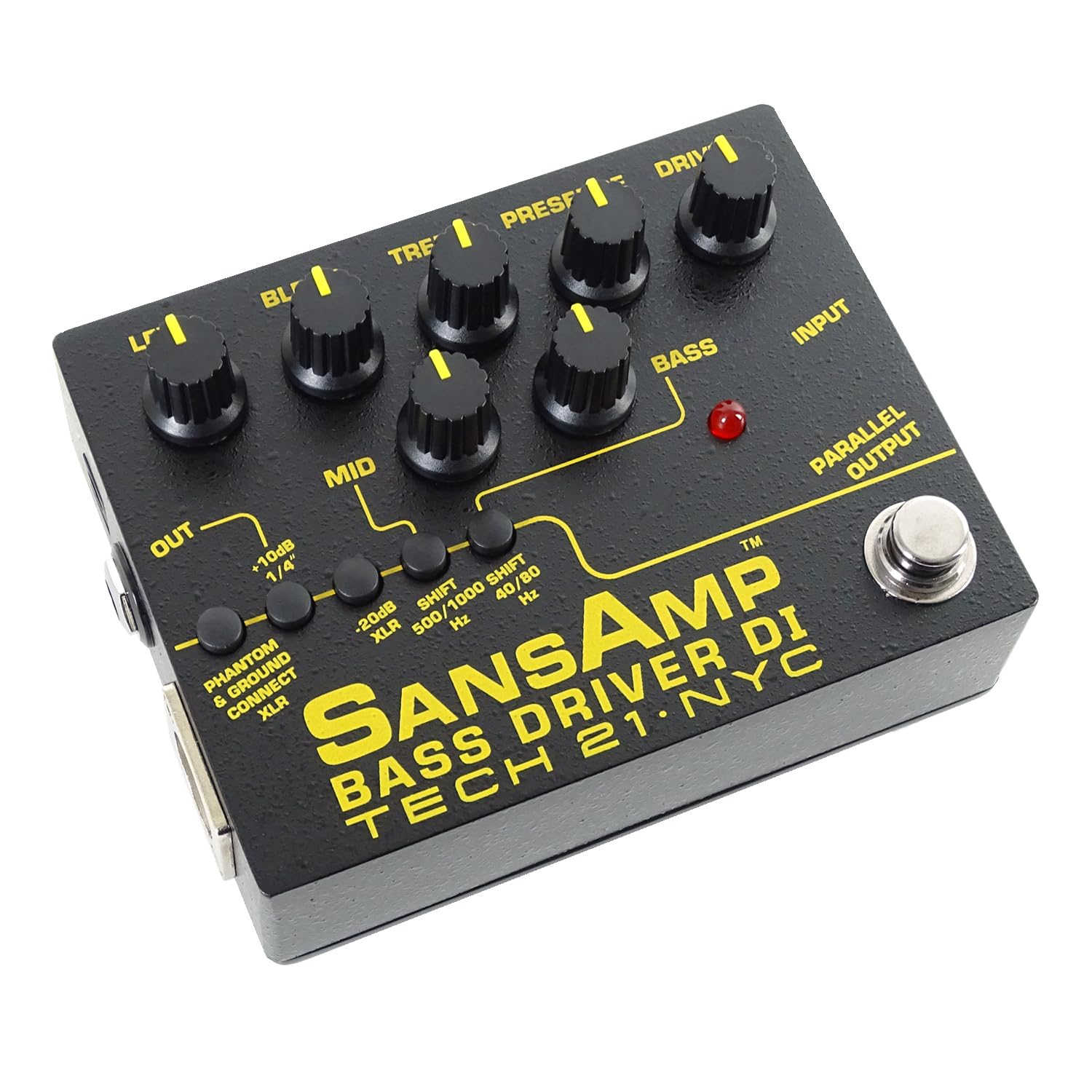 Tech 21 SansAmp Bass Driver DI V2 Preamp Effektpedal + keepdrum Netzteil