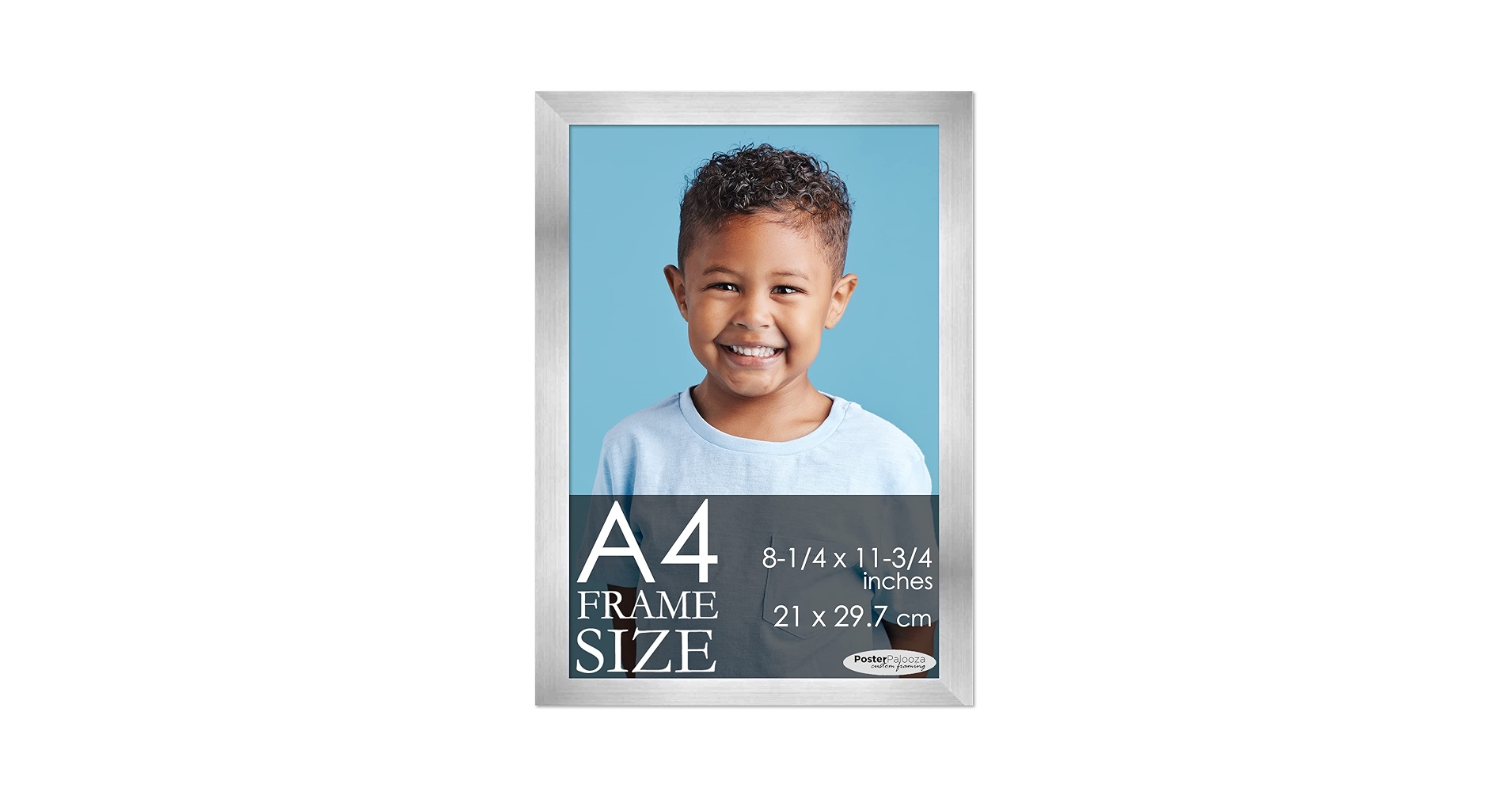 Amazon.com - A4 Frame Silver Modern Minimalist - Wooden 8.25