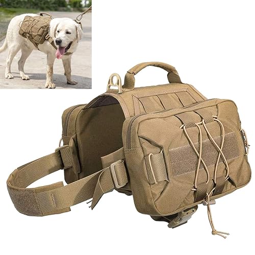 PJDDP Táctica para Perro Mochila para Perros