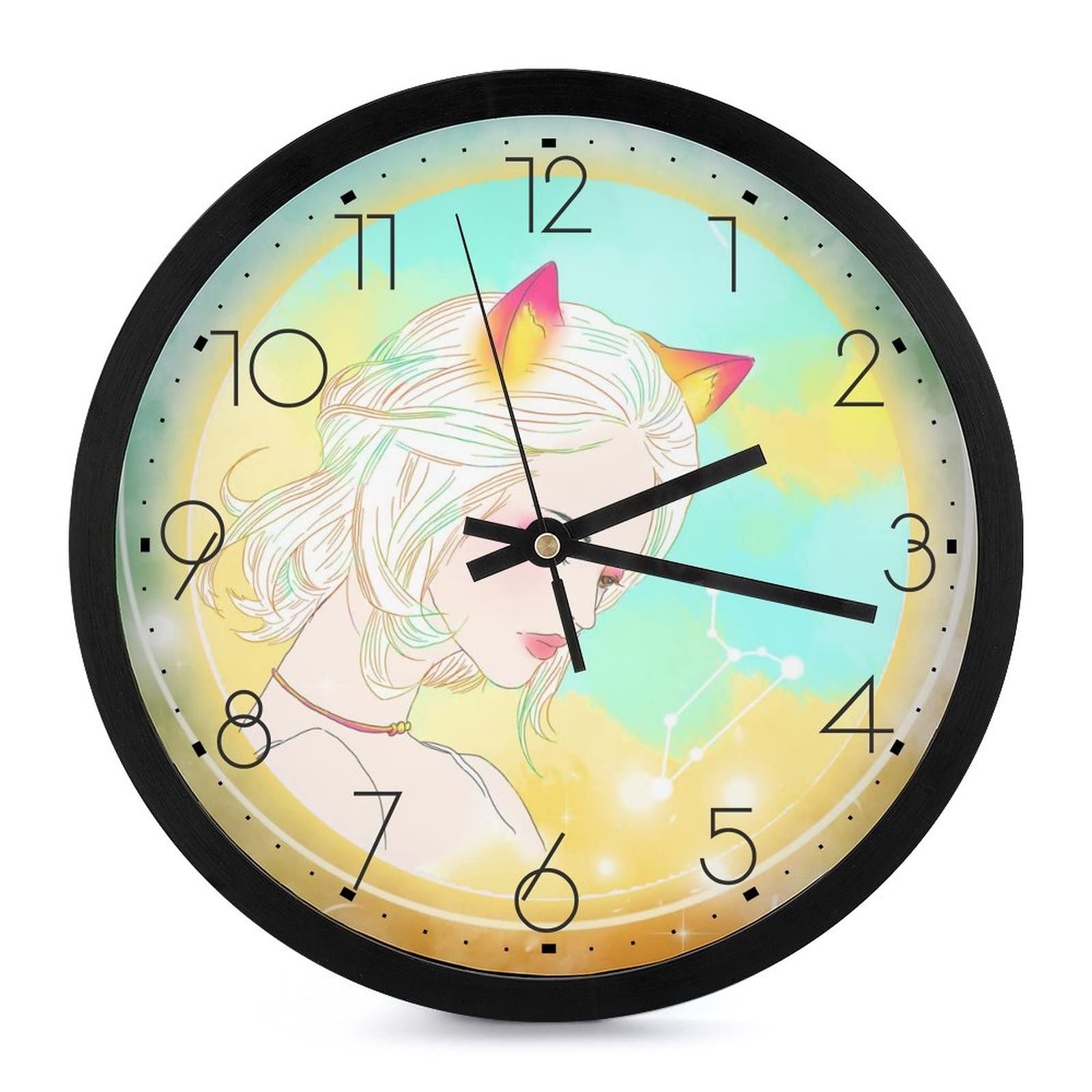 Horloge murale constellations pour habiller un mur vide de salon ou chambre