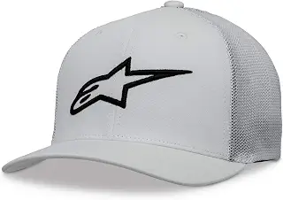 Alpinestars ベースボールキャップ。 ロゴフレックスフィットハットカーブビル構造クラウン。 Logo Flexfit Hat Curved Bill Structured Crown メンズ