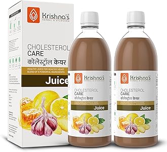Cholesterol Care Juice - 1000 Ml (Pack Of 2) | Contains Honey With Apple Cider Ginger Garlic, Sugar Free, Helps In Digestion And Immunity