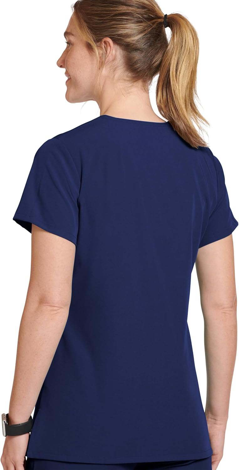 Jockey Women's Scrubs Women's V-Neck Crossover Scrub Top