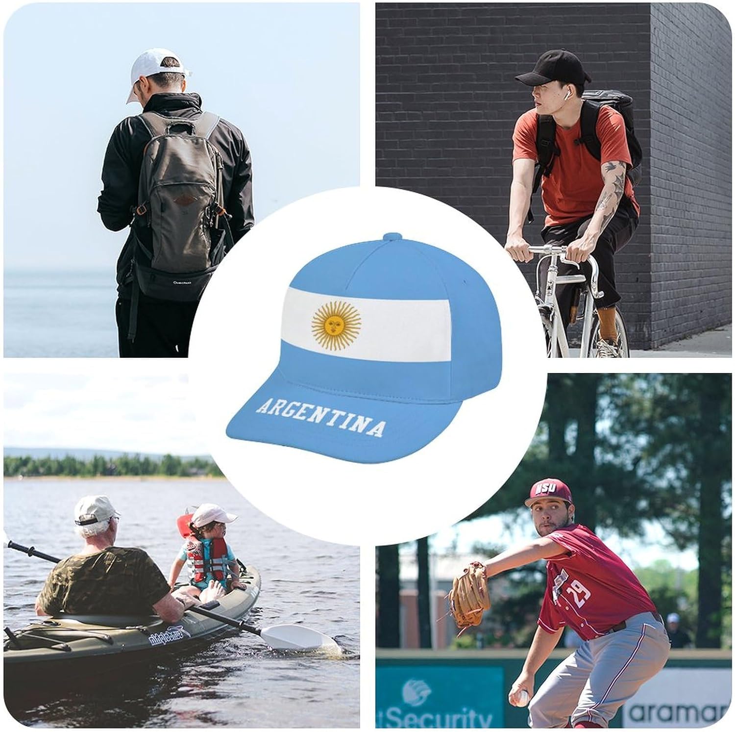 2025 Soccer National Flag Baseball Cap, Trendy Adjustable Unisex Solid Color Hat Gifts for Men Women Soccer Fans - Image 6