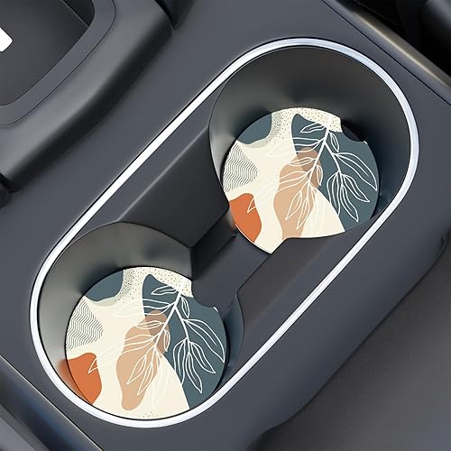 Miniatura 2 de Rouidr Posavasos para automóvil, posavasos para portavasos de automóvil, paquete de 2 posavasos universales para automóvil, posavasos de acrílico