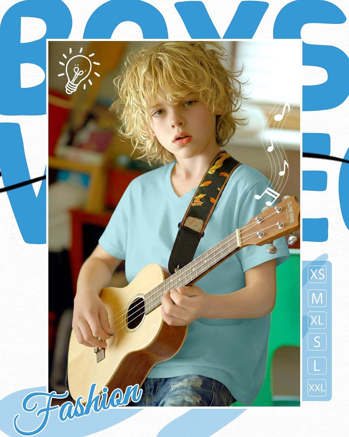 3 Pack Boys V Neck T Shirts Short Sleeve Summer Tees Kids Teen Loose Fit Soft Basic Toddler Youth Tops 3-16Y