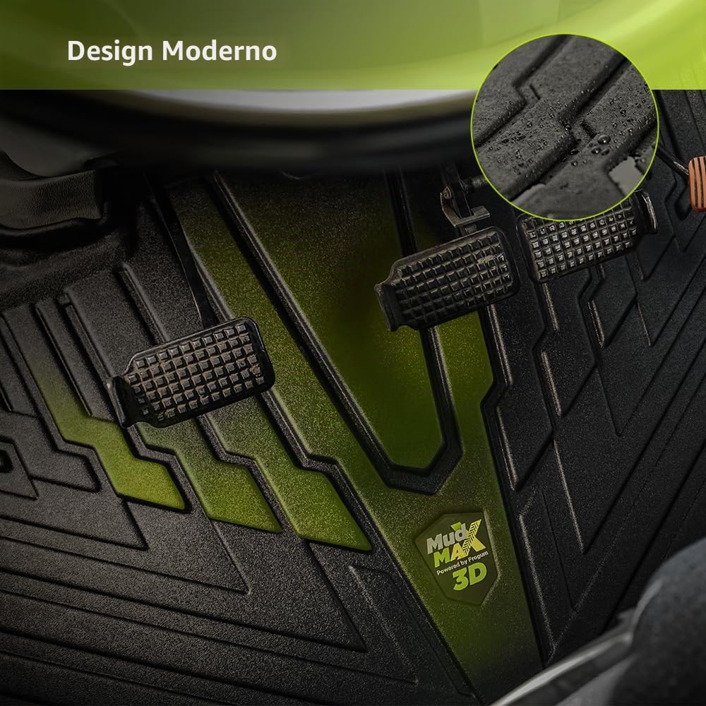 FROGUM MudMax Tappetto vasca per trattore 3D per John Deere Serie 6R dal 2022 | I bordi alti | Su misura